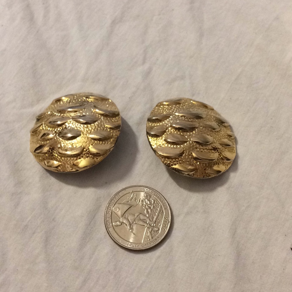 Parklane large textured. Earrings